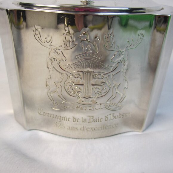 HBC Hudson's Bay 1995 Silver Plated 325 Years Engraved Commemorative Trinket Box - Picture 5 of 14